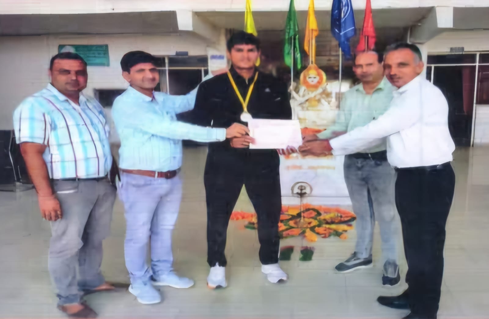 National Disc Throw Champion